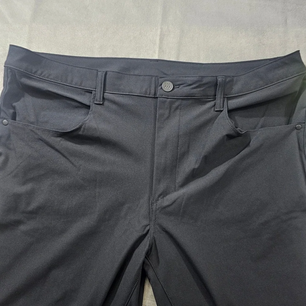 All in Motion Mens 360 Lifestyle Pants Black 40x32 Technical Straight Leg